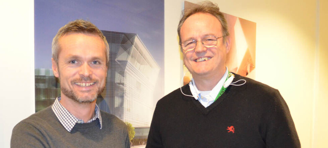 INNGÅR SAMARBEID: Daglig leder Jon Hølland i ÅF Advansit og daglig leder Leif Knutsen i Primesource inngår strategisk samarbeid. INNGÅR SAMARBEID: Daglig leder Jon Hølland i ÅF Advansit og daglig leder Leif Knutsen i Primesource inngår strategisk samarbeid.