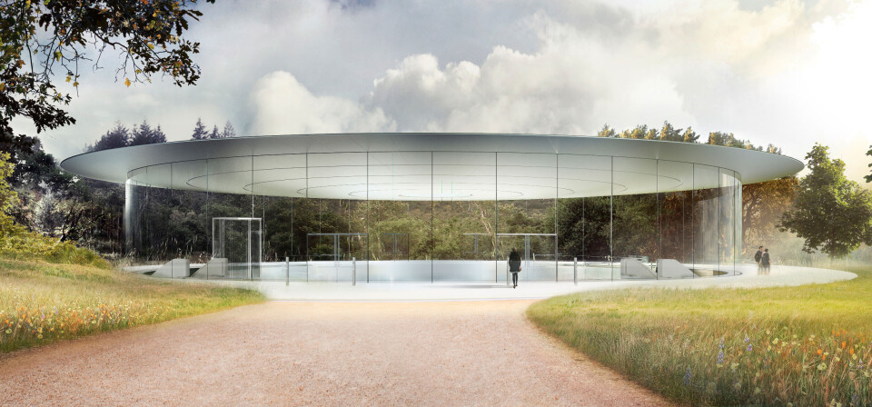 EN HYLLEST TIL STEVE: The STeve Jobs Theater vil ligge på det høyeste området (Pressefoto: Apple)