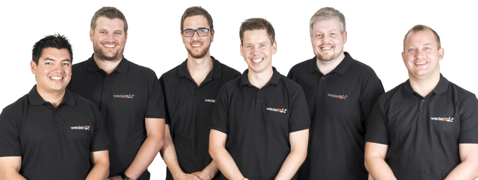 CITRIX-SPESIALISTER: Wedel IT er et av tre norske selskaper som kan kalle seg Citrix-spesialist. Fra venstre Alexander Smedsrud, Espen Berger, Robert Fjerdingstad, Daniel Wedel, Owe Imerslund-Kvisler, Mikael Modin. (Foto: Wedel IT) CITRIX-SPESIALISTER: Wedel IT er et av tre norske selskaper som kan kalle seg Citrix-spesialist. Fra venstre Alexander Smedsrud, Espen Berger, Robert Fjerdingstad, Daniel Wedel, Owe Imerslund-Kvisler, Mikael Modin. (Foto: Wedel IT)