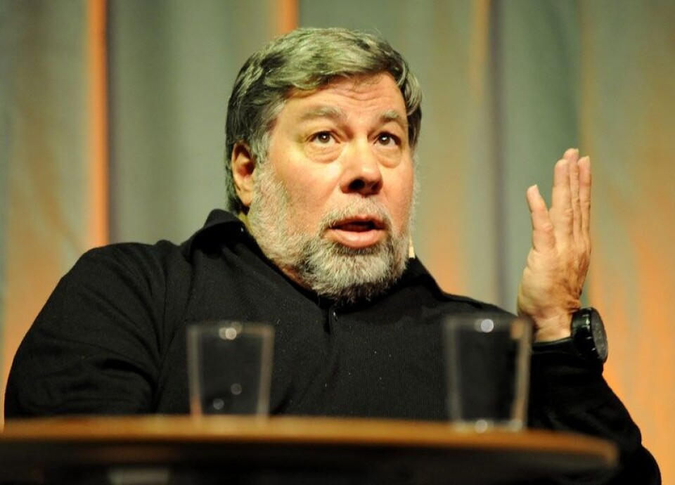 Woz hardt ut mot NSA