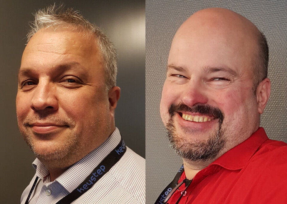 NY JOBB: Øyvind Gullikstad skal jobbe med sikkerhet, mens Jan Øystein Thorsnæs skal jobbe med drifts-, DevOps og konsulenttjenester i Keystep. (Foto: Keystep) NY JOBB: Øyvind Gullikstad skal jobbe med sikkerhet, mens Jan Øystein Thorsnæs skal jobbe med drifts-, DevOps og konsulenttjenester i Keystep. (Foto: Keystep)