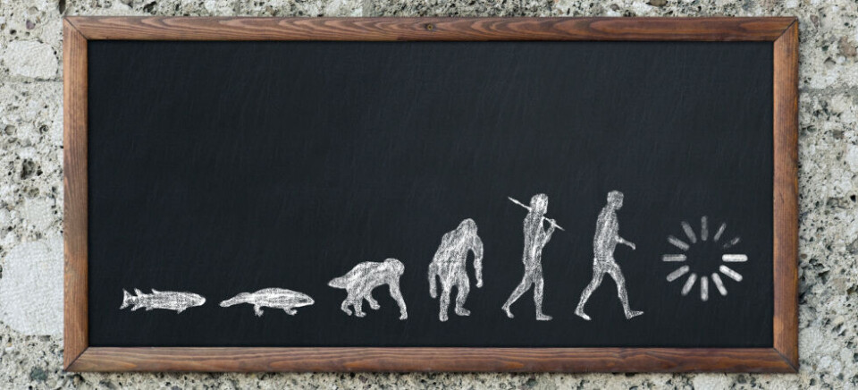 EVOLUSJON: Er vi på vei mot et homo deus? Illustrasjon: iStock