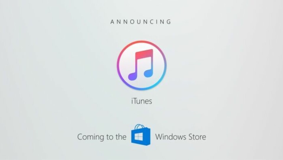 S: iTunes kommer til vindus-butikken (Foto: Microsoft)