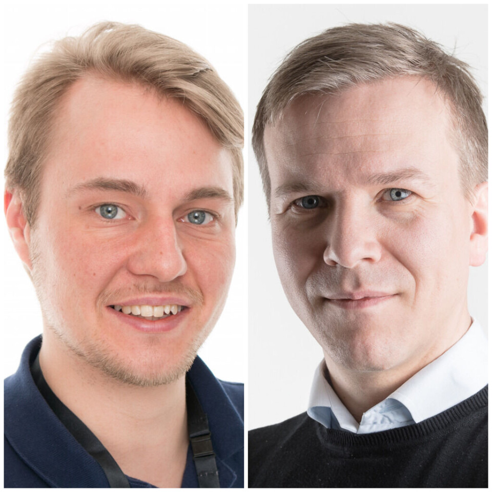 SENIORKONSULENTER: Eric Askman og Mathis Fenne er nyansatte seniorkonsulenter i Item Consulting. (Foto: Item Consulting / privat)