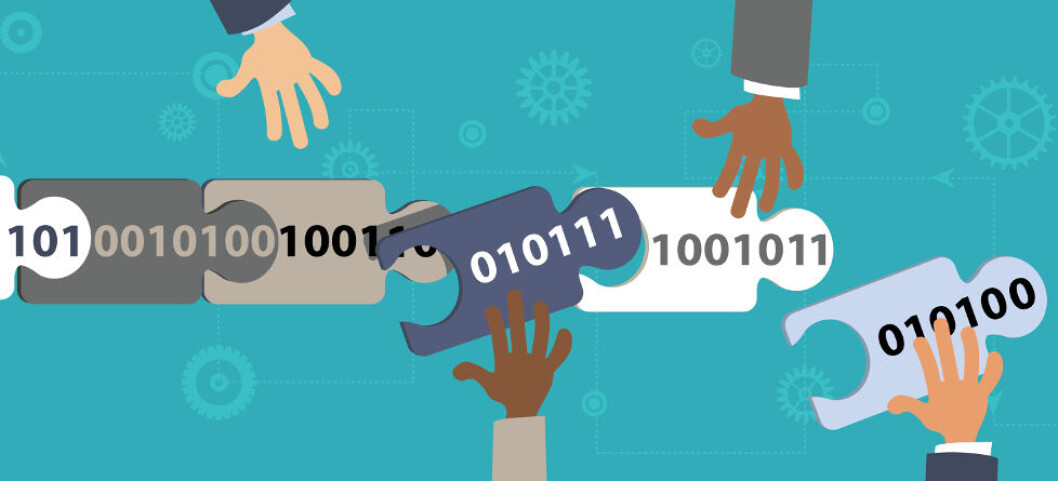 BLOCKCHAIN: Kjeden inneholder en oversikt over alle transaksjoner som noen gang er gjort innenfor systemet, og hver blokk kopieres til alle enheter i et nett slik at hver enhet inneholder hele historikken til hovedboken. Kronikkforfatterne tror teknologien vil skape en rekke juridiske utfordringer og omveltninger i fremtiden. Illustrasjon: iStock BLOCKCHAIN: Kjeden inneholder en oversikt over alle transaksjoner som noen gang er gjort innenfor systemet, og hver blokk kopieres til alle enheter i et nett slik at hver enhet inneholder hele historikken til hovedboken. Kronikkforfatterne tror teknologien vil skape en rekke juridiske utfordringer og omveltninger i fremtiden. Illustrasjon: iStock