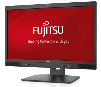 ALT-I-ETT: Fujitsu Esprimo K557 er en ny alt-i-ett-pc som er designet for å ta minst mulig plass. (Foto: Fujitsu)