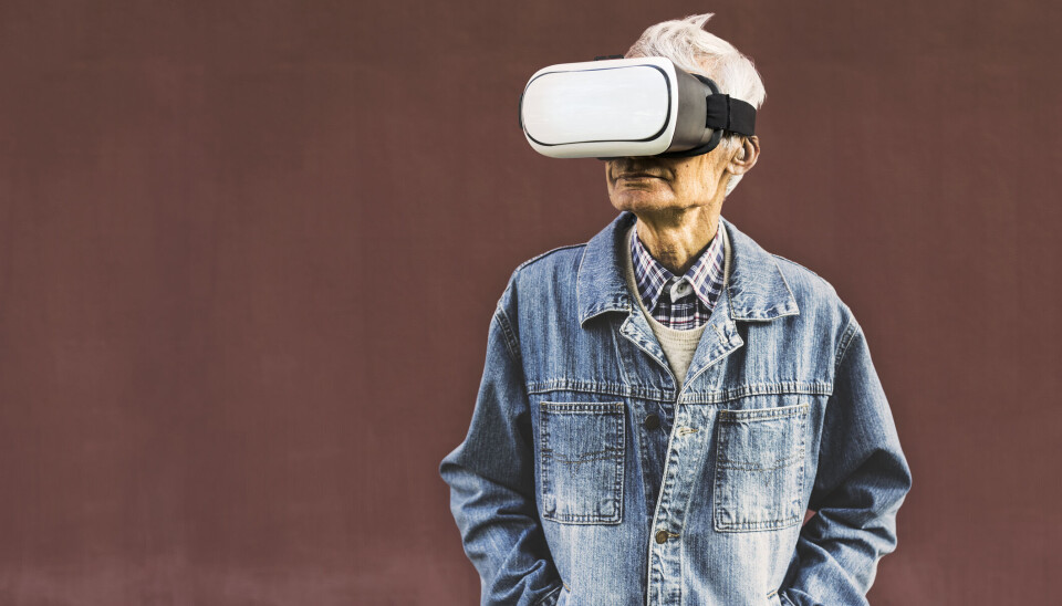 SÅNN: Med VR-briller kunne hvem som helst ta et skritt inn i den virtuelle virkeligheten. (Foto: Istockphoto).