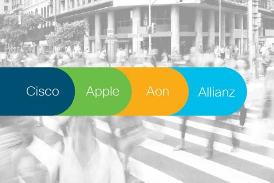 AON: Fire felt innen kybersikkerhet forenes for bedriftsmarkedet. (Foto: Cisco) AON: Fire felt innen kybersikkerhet forenes for bedriftsmarkedet. (Foto: Cisco)