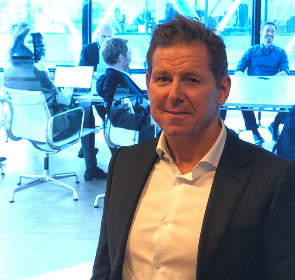 SJEFSBYTTE: Etter syv måneder i sjefsstolen for AV-selskapet Kinly overlater Odd Sverre Østlie roret til Magnus Ekerot. (Foto: Kinly) SJEFSBYTTE: Etter syv måneder i sjefsstolen for AV-selskapet Kinly overlater Odd Sverre Østlie roret til Magnus Ekerot. (Foto: Kinly)