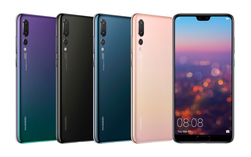 SUPERKAMERA: Huaweis nye toppmodell, P20 Pro kan skilte med et skikkelig superkamera. (Foto: Huawei)