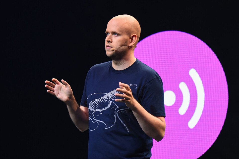 SUKSESS: Spotify er foreløpig verdsatt til 209 milliarder kroner. Dette betyr at gründer, Daniel Ek, foreløpig er verdt 63 milliarder kroner.