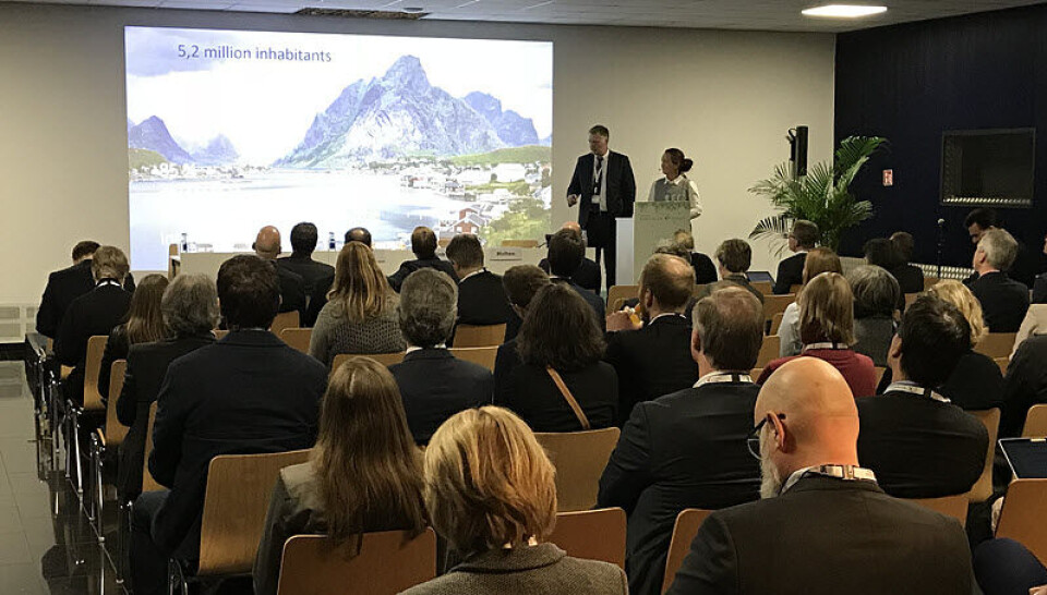 EKSPORTARTIKKEL: Digitaliseringen i norsk offentlig sektor kan bli en eksportartikkel, mener Innovasjon Norge. Her fra Digitaler Staat-konferansen i Berlin før påske. (Foto: Forenklingsbloggen/Bradley de Souza, CIO Australia) EKSPORTARTIKKEL: Digitaliseringen i norsk offentlig sektor kan bli en eksportartikkel, mener Innovasjon Norge. Her fra Digitaler Staat-konferansen i Berlin før påske. (Foto: Forenklingsbloggen/Bradley de Souza, CIO Australia)
