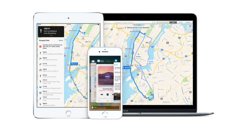 MAP: Apple-kart blir nå egenproduserte. (Foto: Apple) MAP: Apple-kart blir nå egenproduserte. (Foto: Apple)