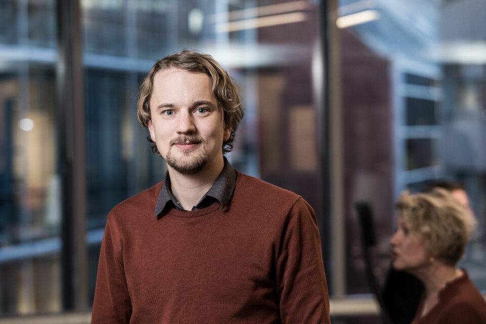 NYANSATT: William Lindberg er ansatt som network engineer. Foto: Thomas Barstad Eckhoff