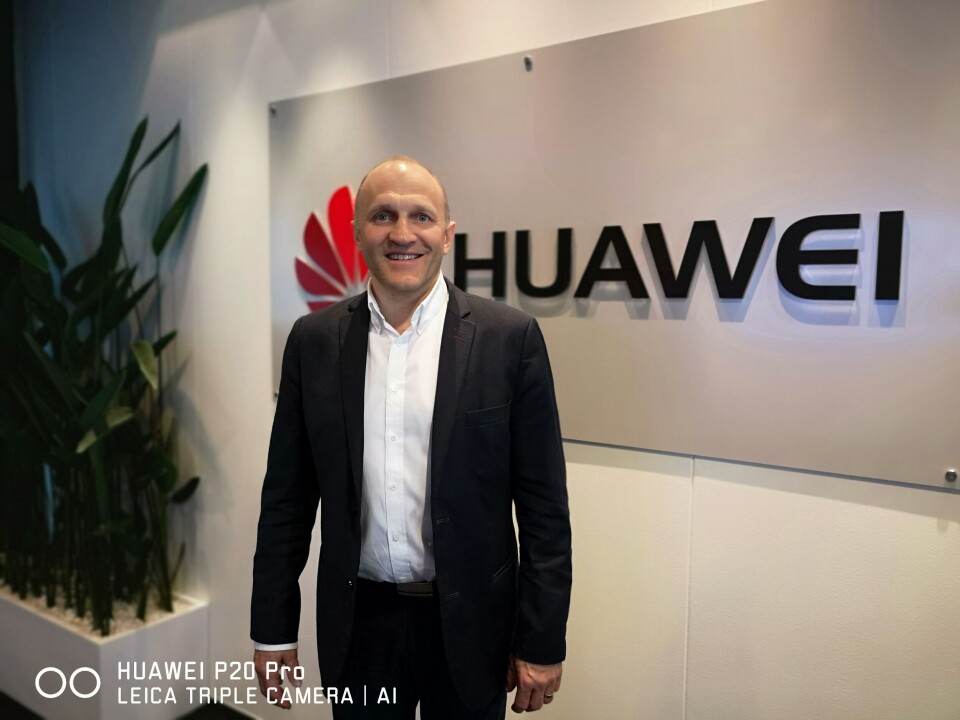 VIL BEVISE: Vi håper med dette å bevise at det ikke er noen grunn til å tro at sikkerheten er dårligere med oss som leverandør enn med andre aktører i markedet, sier Tore Orderløkken i Huawei. (Foto: Huawei)