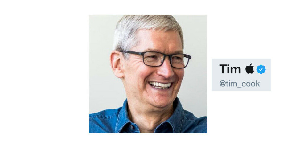 TIM: Har det gått tapt en god diplomat her?  (Foto: Twitter)