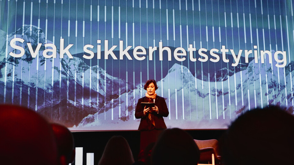 RISKO: Fungerende direktør for Nasjonal sikkerhetsmyndighet, Annette Tjaberg, sa under sin innledning at avanserte og effektive nettverksoperasjoner utgjør en betydelig risiko for norske samfunnsfunksjoner. (Foto: Stig Øyvann) RISKO: Fungerende direktør for Nasjonal sikkerhetsmyndighet, Annette Tjaberg, sa under sin innledning at avanserte og effektive nettverksoperasjoner utgjør en betydelig risiko for norske samfunnsfunksjoner. (Foto: Stig Øyvann)