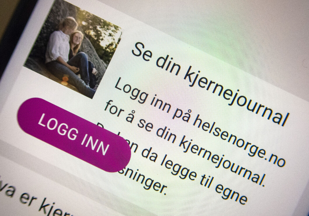 SAMLET HELSE: På Helsenorge.no kan man sende melding til lege, bytte lege, bestille legetime på nett, bestille pasientreiser, resept, vaksiner, frikort, se på kjernejournalen sin, se pasientjournalen sin, ha e-konsultasjon med legen på skjerm osv. (Illustrasjonsfoto: Gorm Kallestad / NTB scanpix) SAMLET HELSE: På Helsenorge.no kan man sende melding til lege, bytte lege, bestille legetime på nett, bestille pasientreiser, resept, vaksiner, frikort, se på kjernejournalen sin, se pasientjournalen sin, ha e-konsultasjon med legen på skjerm osv. (Illustrasjonsfoto: Gorm Kallestad / NTB scanpix)