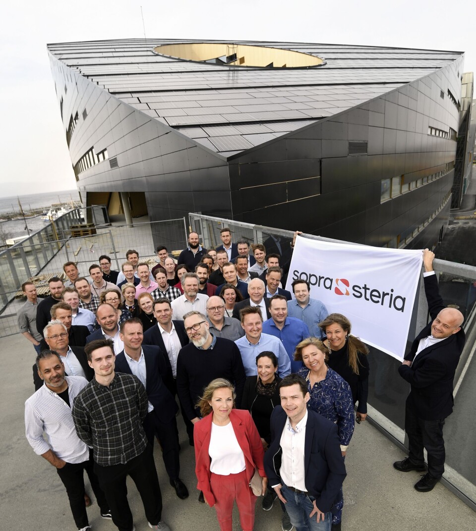 FLYTTER: Sopra Sterias 70 medarbeidere i Trondheim er på plass i plusshuset Powerhouse Brattørkaia. (Foto: Sopra Steria)