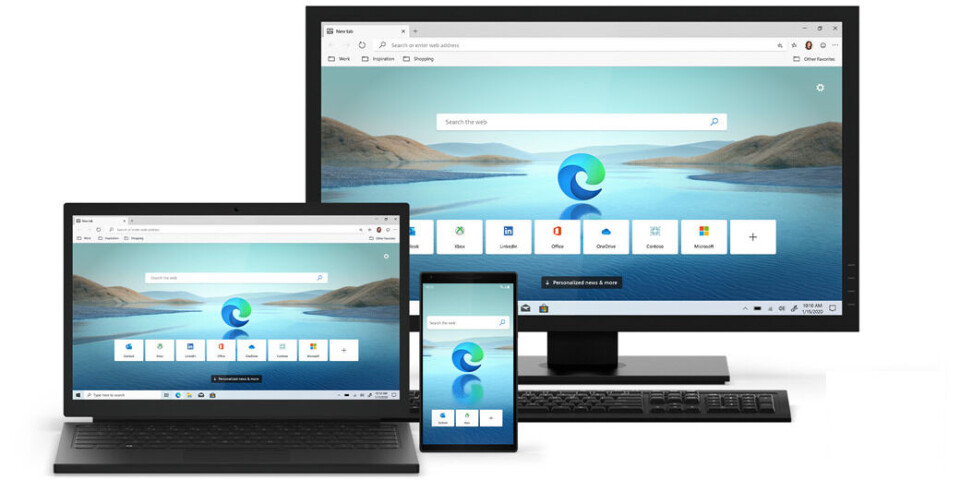 WWW: Microsoft Edge på flere plattformer (Foto: Microsoft) WWW: Microsoft Edge på flere plattformer (Foto: Microsoft)