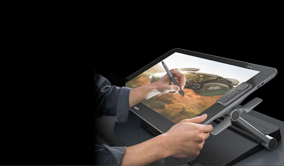 DIGITALISERINGSSKJERM: Wacom er klar med to nye 27-tommers «kreative penneskjermer».