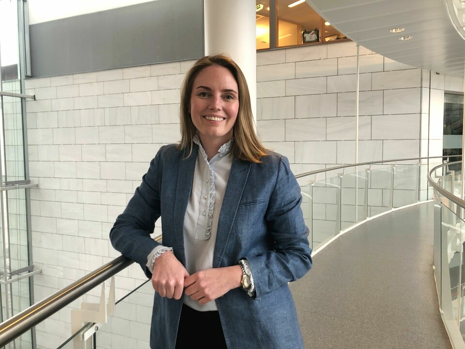 TIL GLOBALCONNECT: Cecilie Viken starter i Globalconnect etter åtte år som konsulent i Capgemini. (Foto: Globalconnect)
