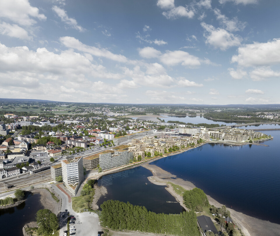 FØRSTE STEG: Første byggetrinn av Innlandet Science Park har et foreløpig omfang på 12.000 til 15.000 kvadratmeter.