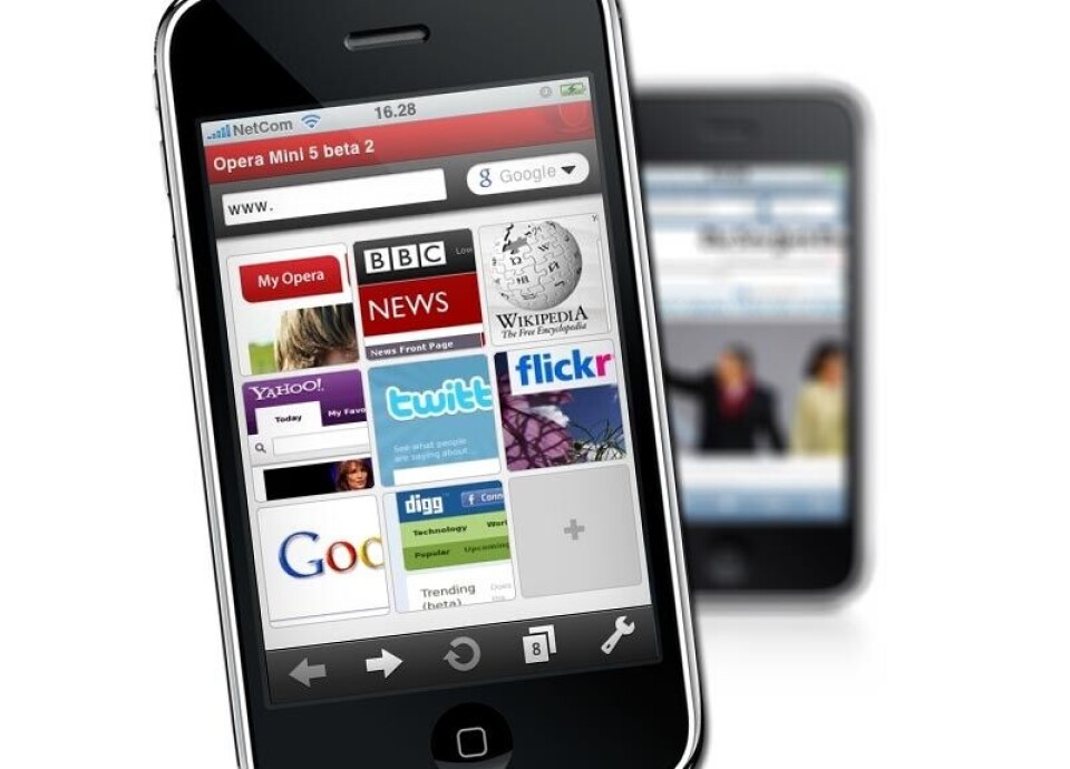 Opera klar med iPhone-nettleser